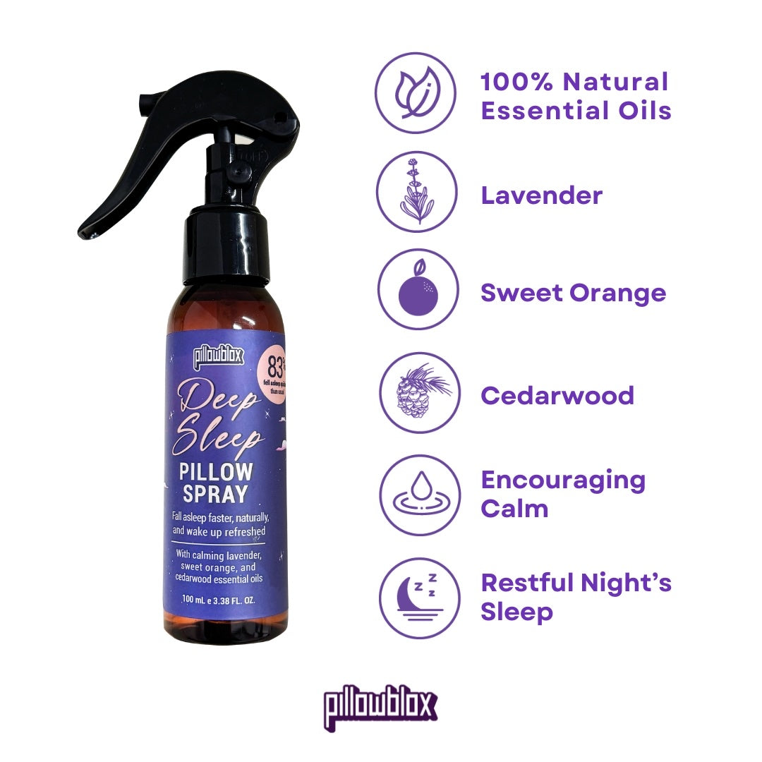 Organic Pillow Linen Spray Lavender for Deep Sleep - 100mL