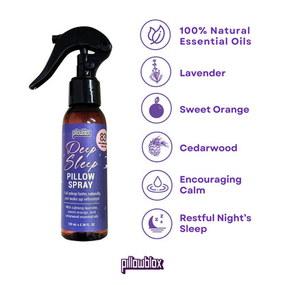Organic Pillow Linen Spray Lavender for Deep Sleep - 100mL