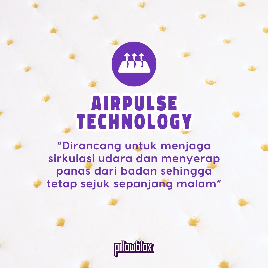 Pillowblox Bolster with Natural Latex & Airpulse Technology