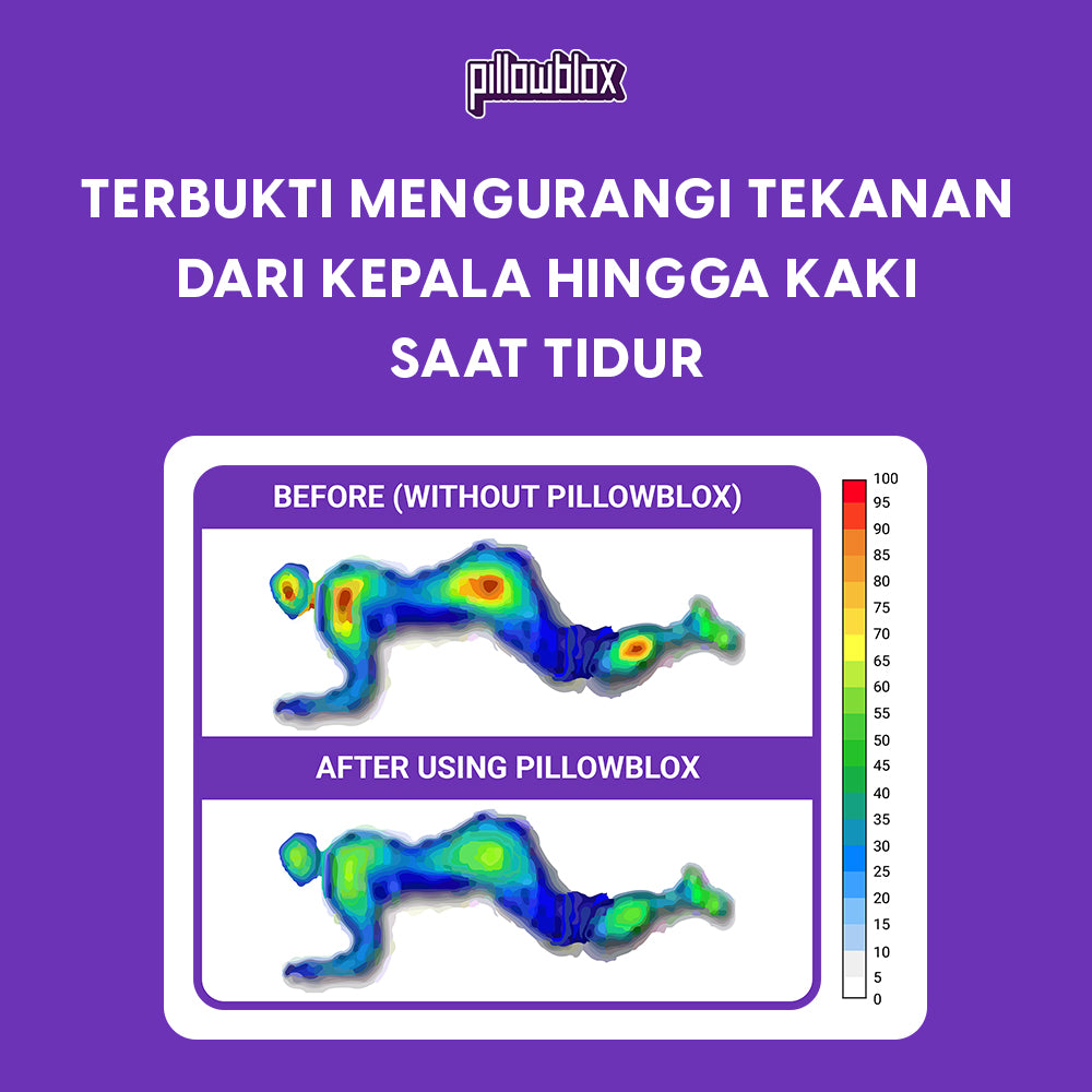 Pillowblox Bolster with Natural Latex & Airpulse Technology