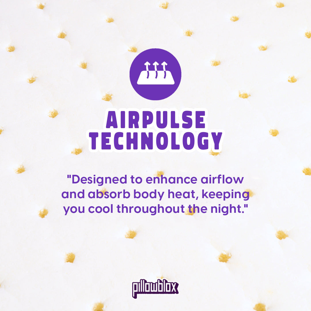 Pillowblox Bolster with Natural Latex & Airpulse Technology
