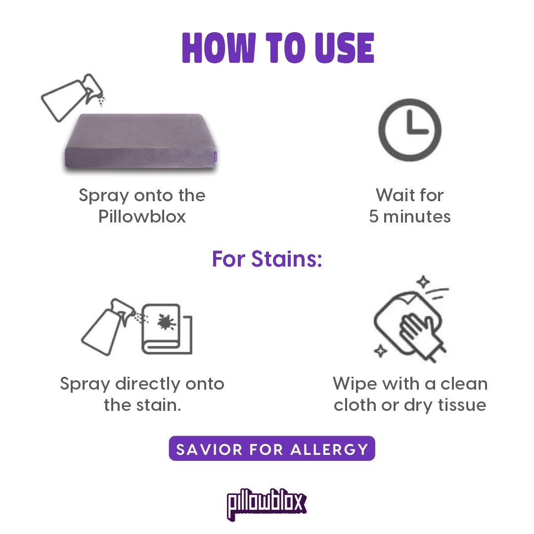 Organic Pillow Linen Spray Lavender for Deep Sleep - 100mL